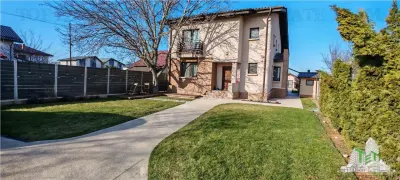 Vila individuala superba, 5 camere, complet utila/mobilata ultramodern,  1000mp teren, cu toate utilitatile, in zona Domnesti, posibilitate rate 2 ani - Domnesti