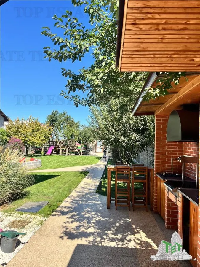 Vila individuala superba, 5 camere, complet utila/mobilata ultramodern,  1000mp teren, cu toate utilitatile, in zona Domnesti, posibilitate rate 2 ani - foto 14