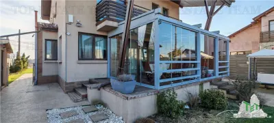 Vila individuala superba, 5 camere, complet utila/mobilata ultramodern,  1000mp teren, cu toate utilitatile, in zona Domnesti, posibilitate rate 2 ani - foto 18