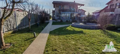 Vila individuala superba, 5 camere, complet utila/mobilata ultramodern,  1000mp teren, cu toate utilitatile, in zona Domnesti, posibilitate rate 2 ani - foto 4