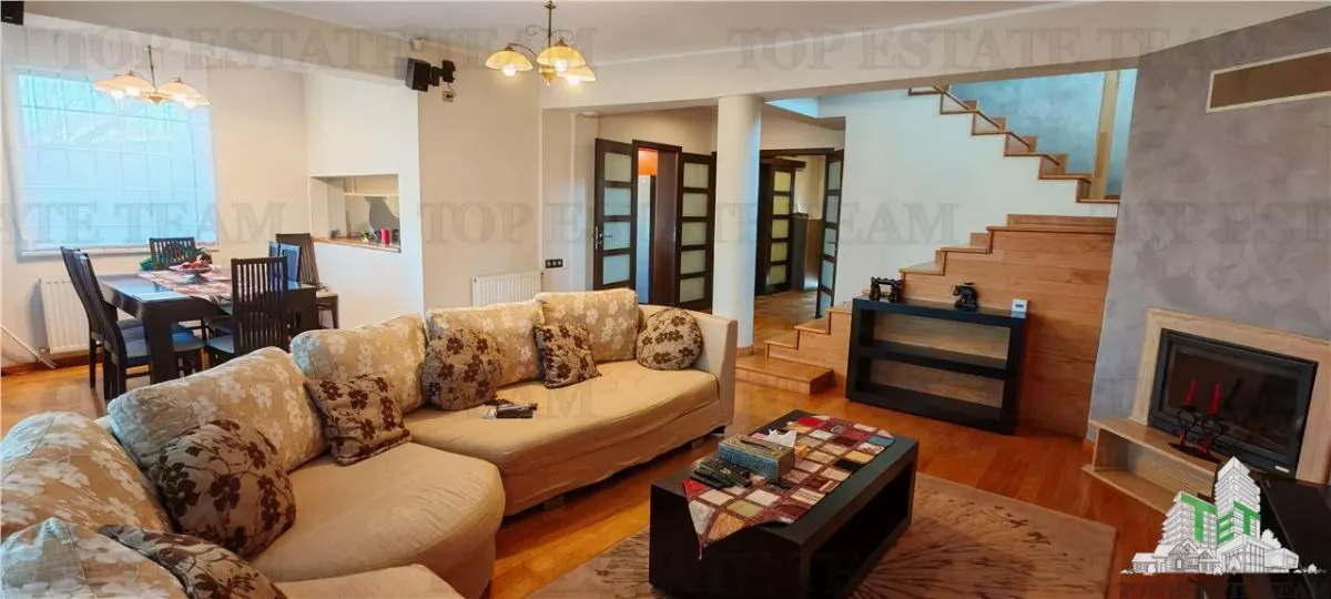 Vila individuala superba, 5 camere, complet utila/mobilata ultramodern,  1000mp teren, cu toate utilitatile, in zona Domnesti, posibilitate rate 2 ani - foto 9