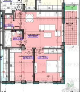 Apartament 3 camere in proiect nou - Bratianu, Constanta - TVA inclus - foto 2