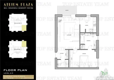 Vanzare imediata. Acte complete. Apartament 2 camere cu doua bai Sisesti - foto 13