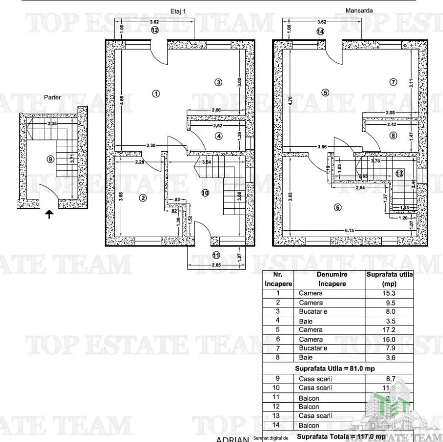 Apartament 4 camere tip duplex+parcare in Varteju-Magurele - foto 2