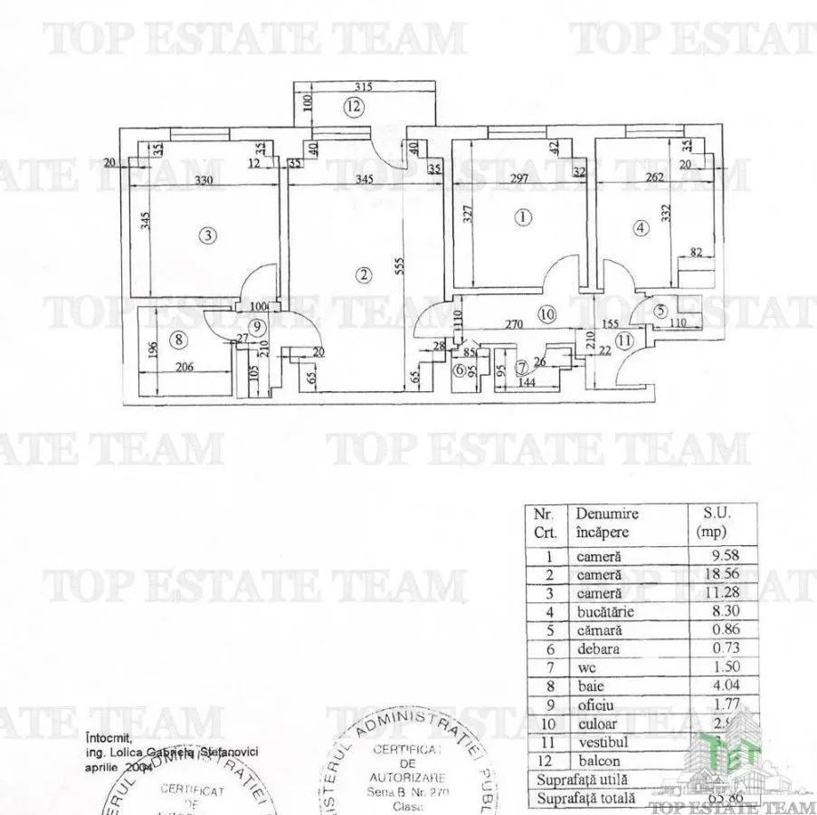 Vanzare apartament 3 camere vedere spate Ion Mihalache - foto 12