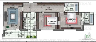 Apartament 3 camere spatios bloc finalizat sector 6-Militari - foto 3