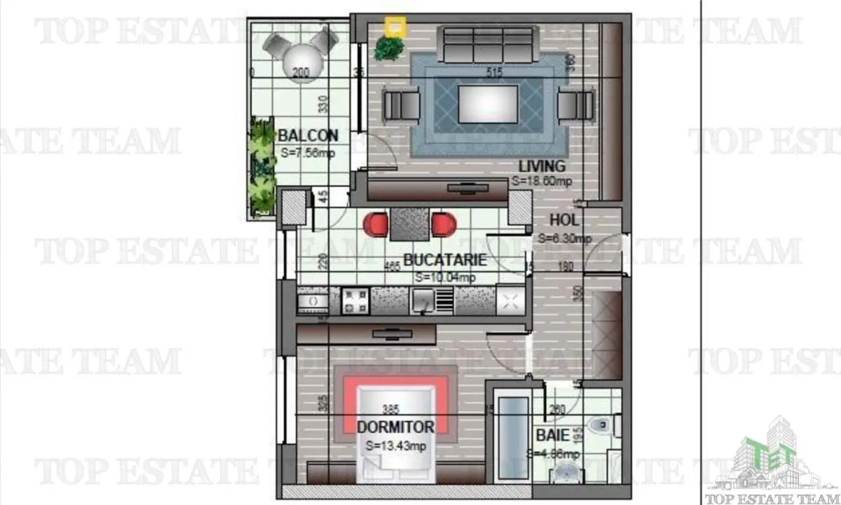 Apartament 2 camere spatios bloc finalizat sector 6-Militari - foto 4