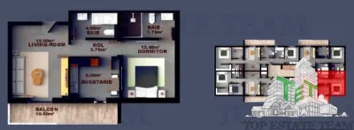 Apartament 2 camere, finisaje Premium in Dobroesti - foto 14