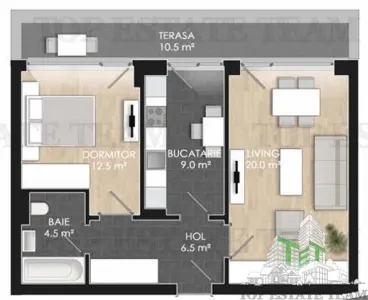 Apartament cu 2 camere de vanzare intr-un complex cu piscina /parc/ Sector 1/ Nord - foto 9