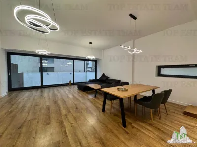 Apartament mobilat si utilat cu 3 camere de inchiriat + gradina 28mp in zona de  Nord/ 6 min Scoala Americana - foto 4