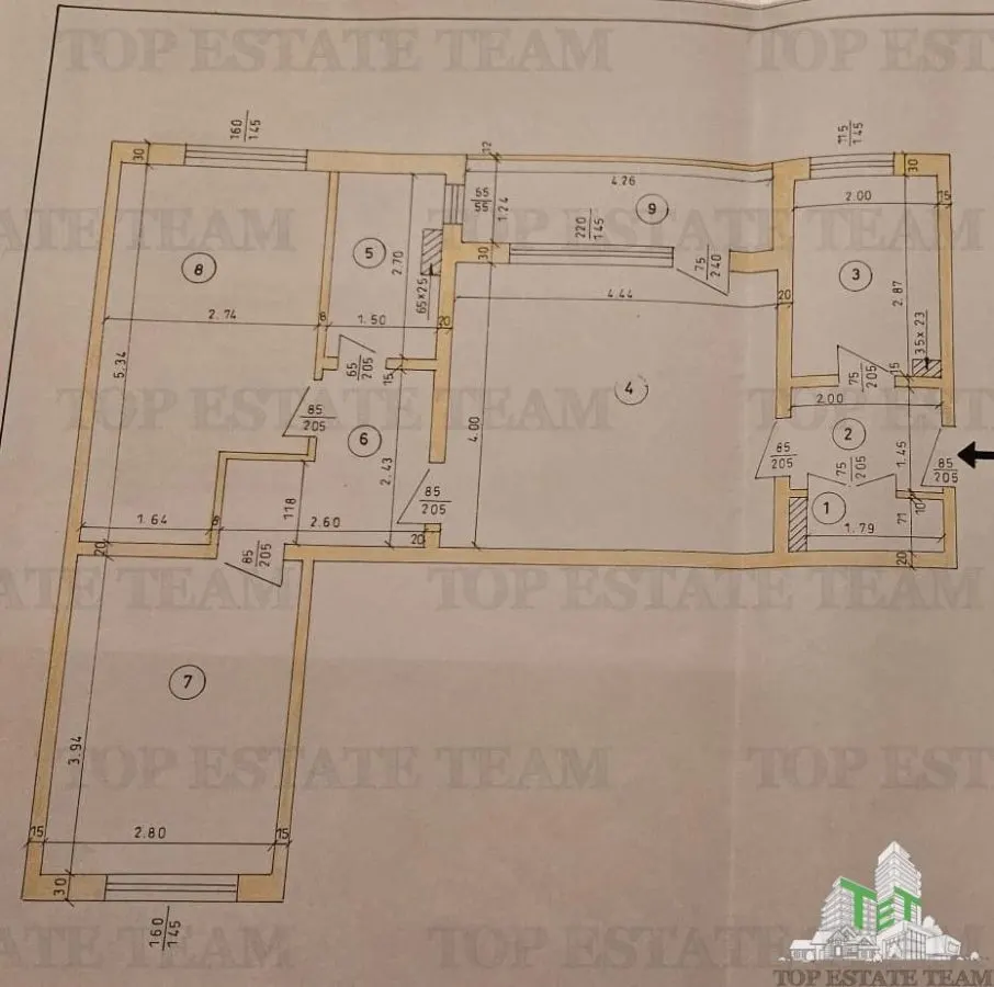 Apartament 3 camere teiul doamnei - foto 9