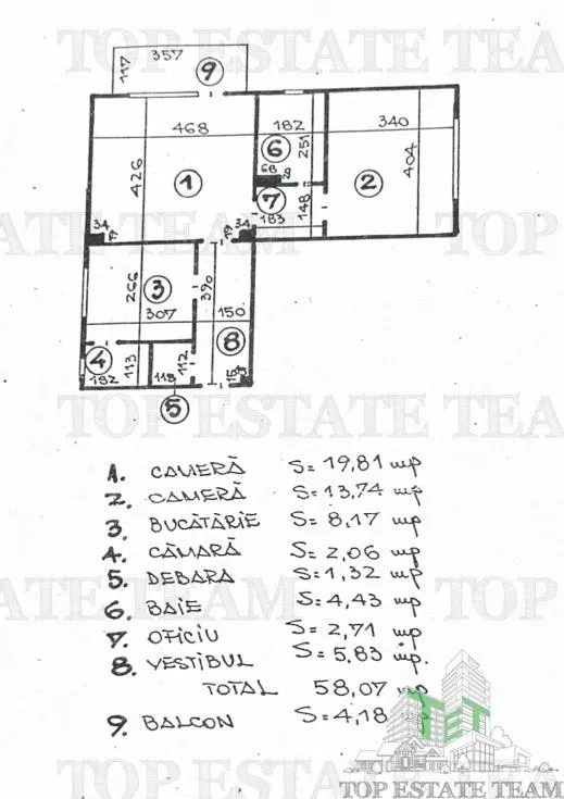 apartament 2 camere cu spatiu generos - foto 1