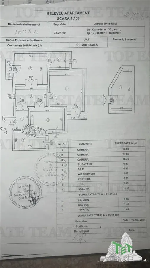 Apartament 3 camere , zona Matache, RS 1, central,  pentru locuit sau investitie - foto 17