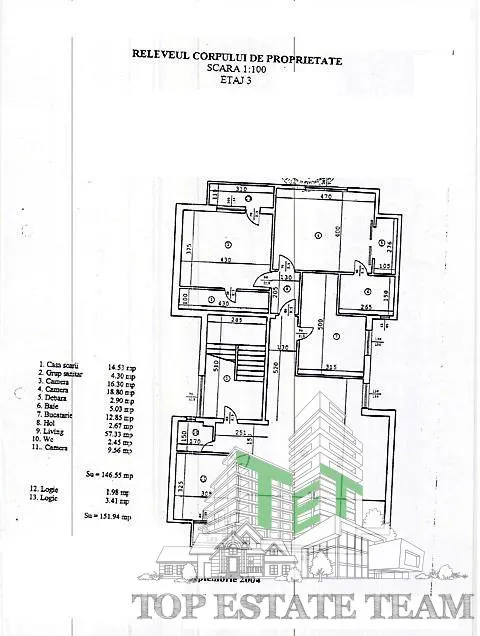 Apartament cu 4 camere de vanzare in zona Arcul de Triumf - foto 11