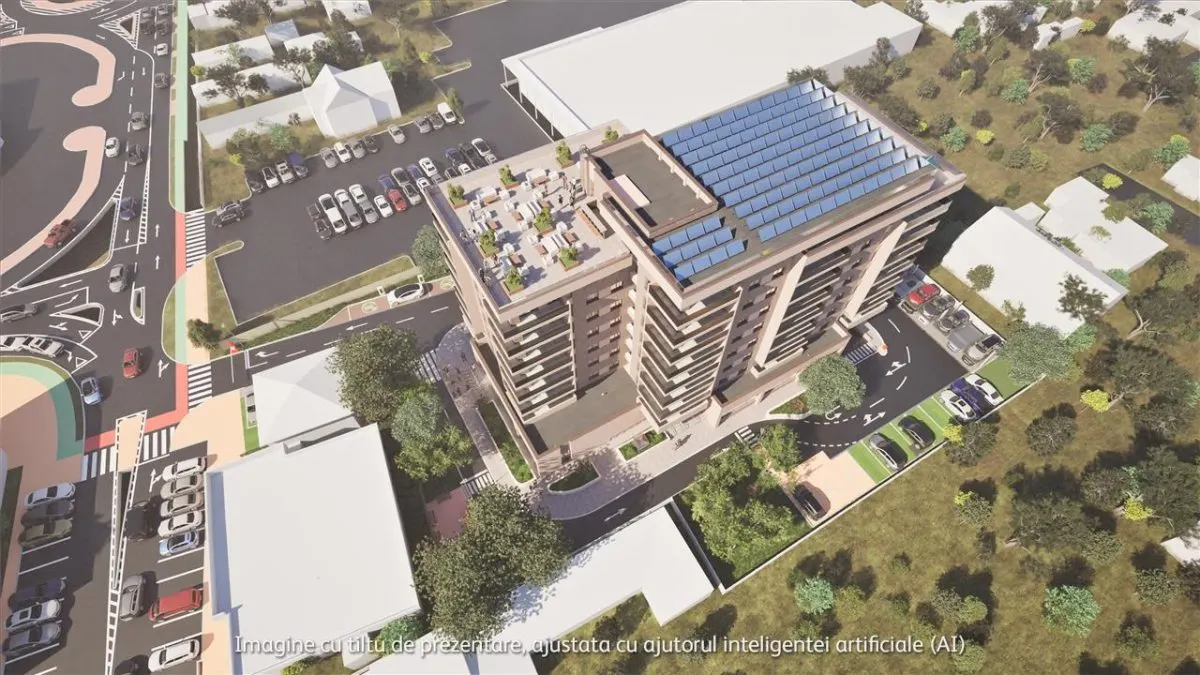 Teren de vanzare cu autorizatie de constructie si proiect P+8 - foto 5