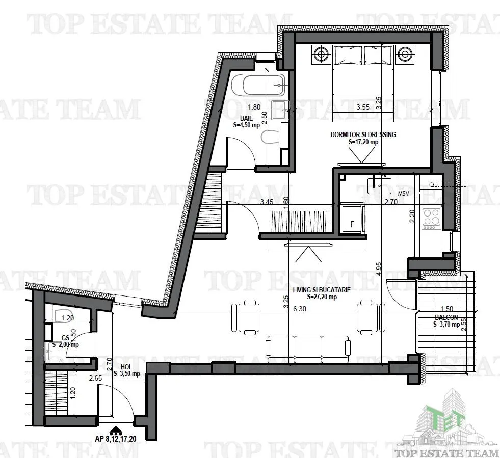 Apartament 2 camere in bloc nou, zona Mosilor - foto 5