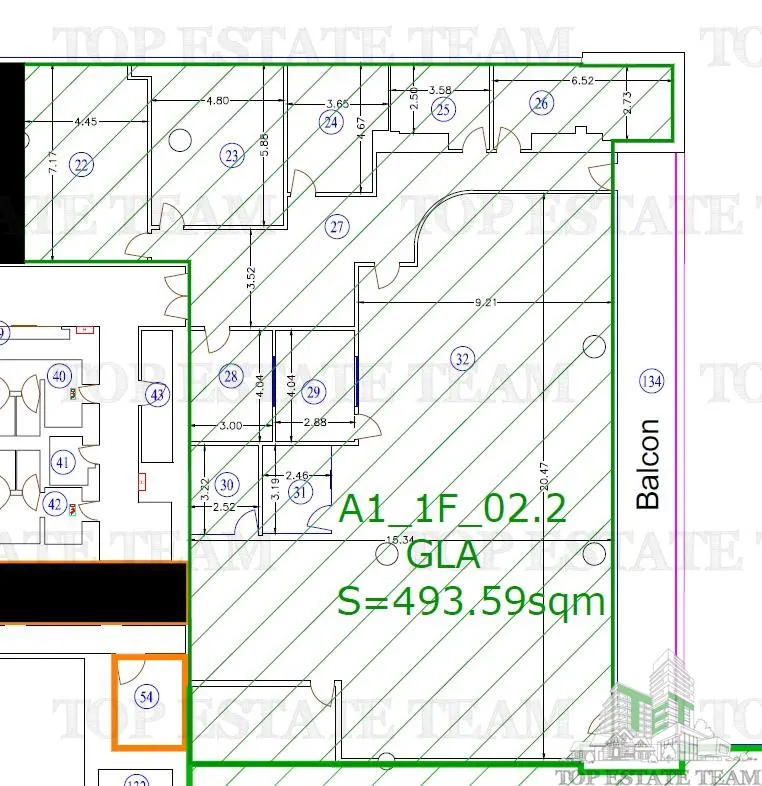 Spatiu de Birouri de 494 mp in Zona Baneasa - foto 4