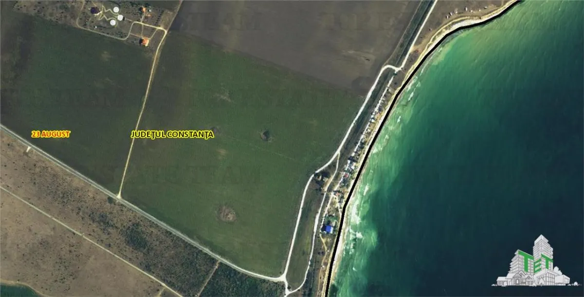 Teren intravilan constructii cu deschidere la mare in 23 August  Constanta - foto 1