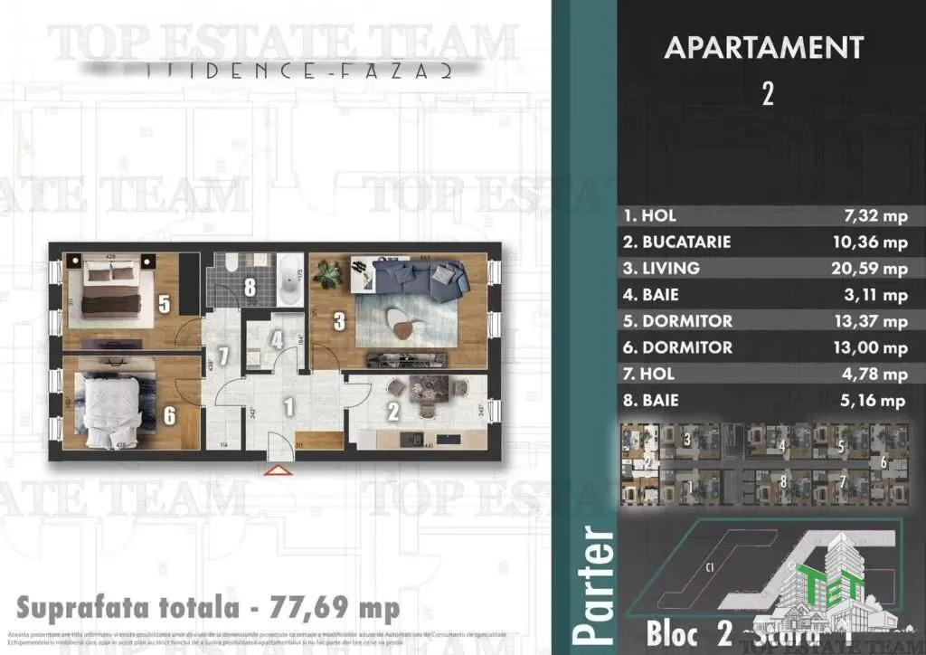 Reduceri! Apartament 3 camere bloc nou Berceni/Parc Tudor Arghezi - foto 1