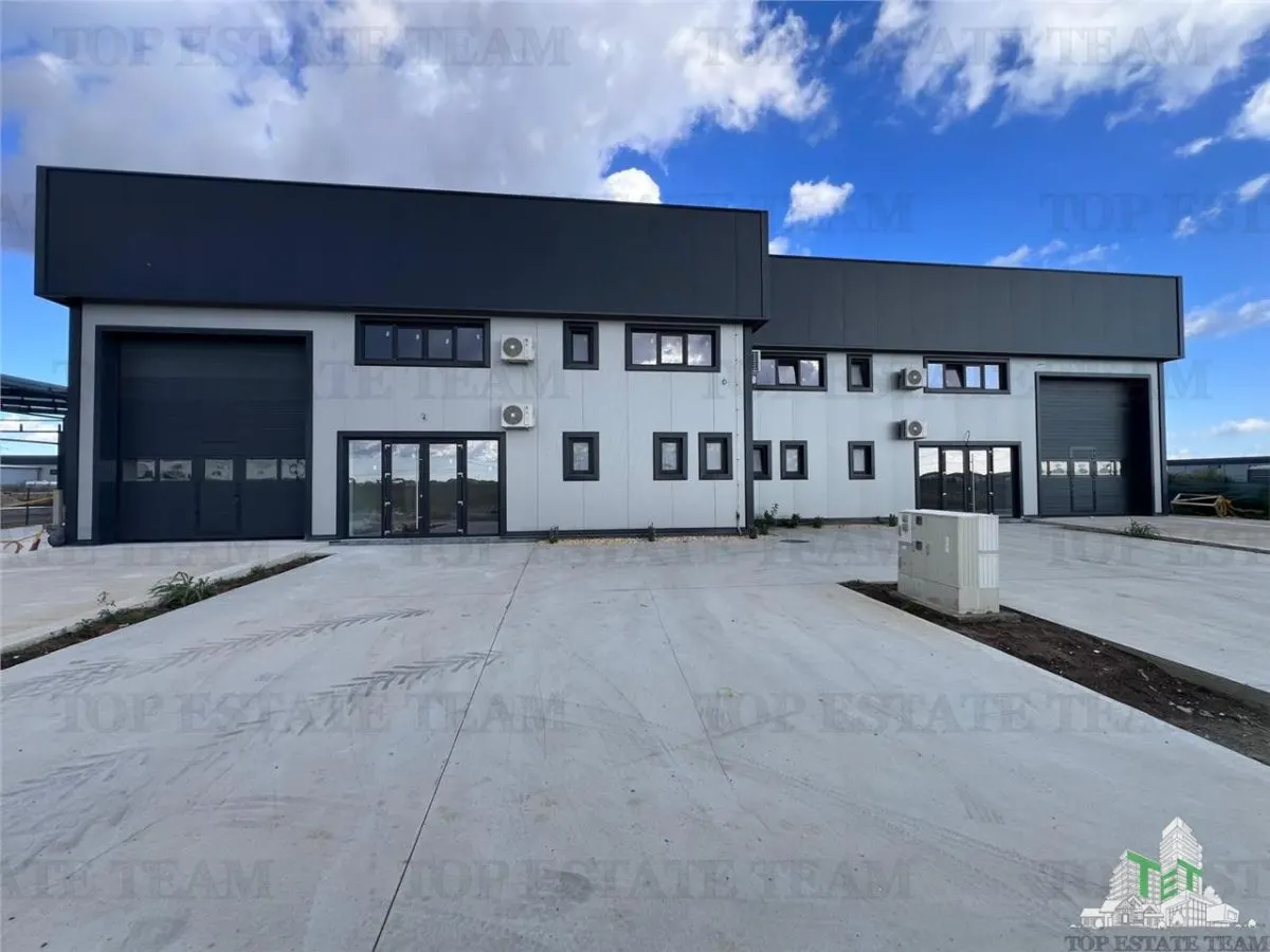 Hala industriala, pretabila, fabrica, productie, service auto, 1002mp teren, 590mp Sdc, 380v, Domnesti Ianga Linia de Centura - foto 1