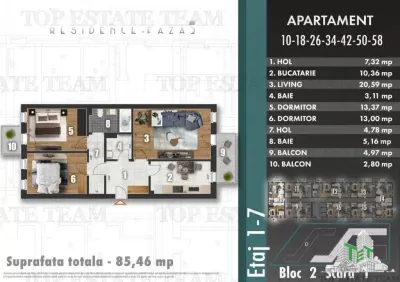 Reduceri! Apartament spatios 3 camere, bloc nou, zona Berceni - foto 1