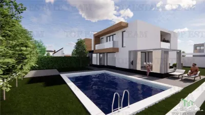 Vila premium cu garaj si piscina in Tunari - Tunari