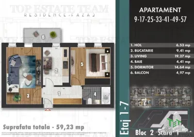 Reducere! Apartament spatios 2 camere bloc nou langa parc, zona Berceni - foto 1