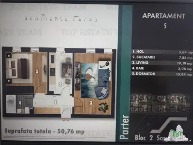 Reducere! Apartament spatios 2 camere, etaje intermediare, bloc nou, zona parc Tudor Arghezi - foto 2