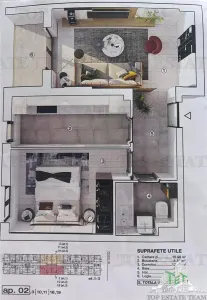 Apartament modern 2 camere, incalzire in pardoseala, posibilitate loc de parcare acoperit, in BRAGADIRU, Prel. Gh Balcon , Bloc NOU - foto 2