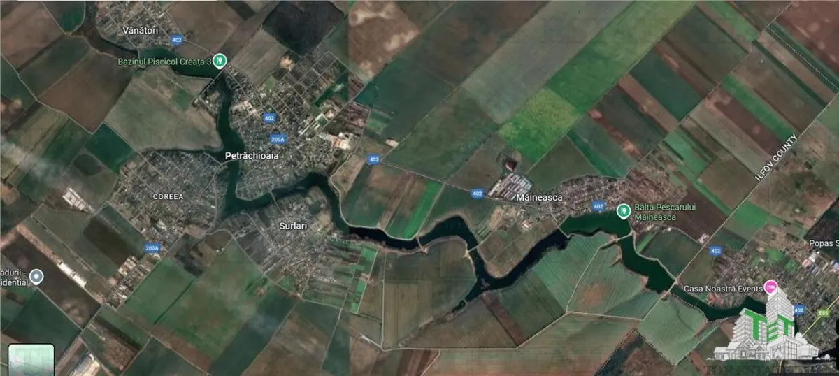 Oferim spre vanzare 6 loturi de teren extravilan (agricol) in Petrachioaia ILFOV la doar  1,9 euro/mp. - foto 1