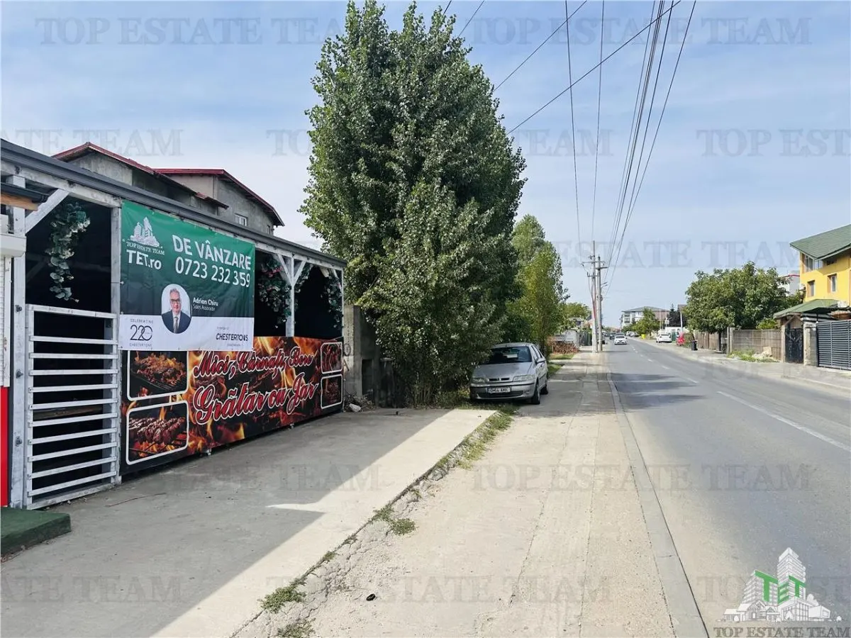 SUPER TEREN, SUPER LOCATIE, 440 mp într-o intersectie super circulata, vad comercial ROSU-CHIAJNA - foto 2