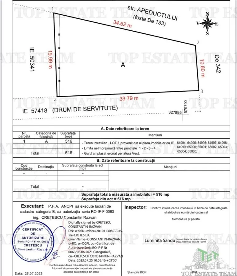 SUPER TEREN, SUPER LOCATIE, 440 mp într-o intersectie super circulata, vad comercial ROSU-CHIAJNA - foto 10