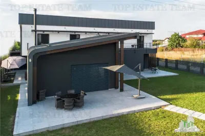 Casa moderna in Corbeanca cu 5 dormitoare si instalatia pentru piscinaÂ pregatita - foto 6