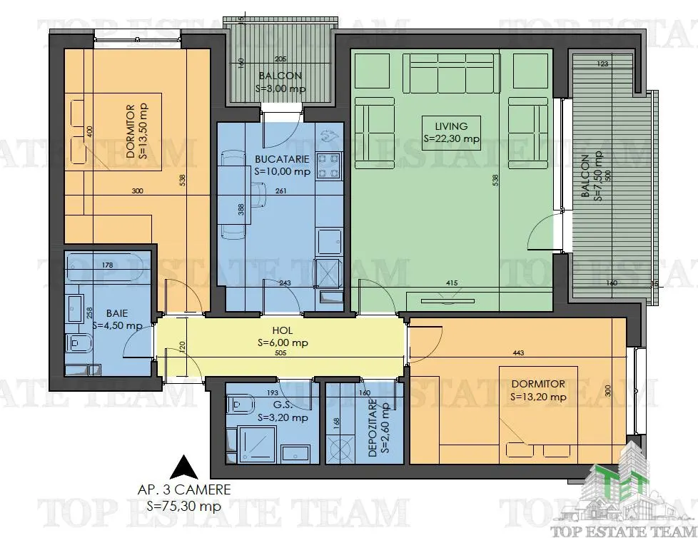 Apartament 3 camere 86mp bloc nou Prelungirea Ghencea - foto 2