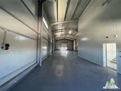 Hala industriala, pretabila, fabrica, productie, service auto, 1024mp teren, 421mp utili,Panouri solare, 46kw, Domnesti Ianga Linia de Centura - Domnesti