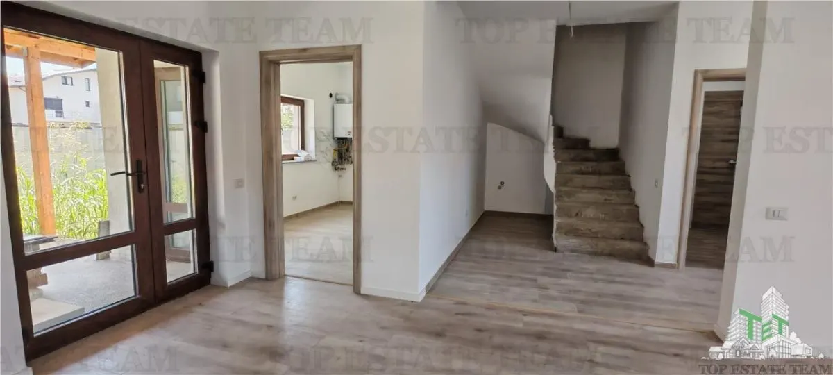 Vila individuala cuplata 5 camere, P+1+M, incalzire in pardoseala, toate utilitatile, 227mp teren, finisaje premium, in PREL. GHENCEA/BRAGADIRU - foto 9