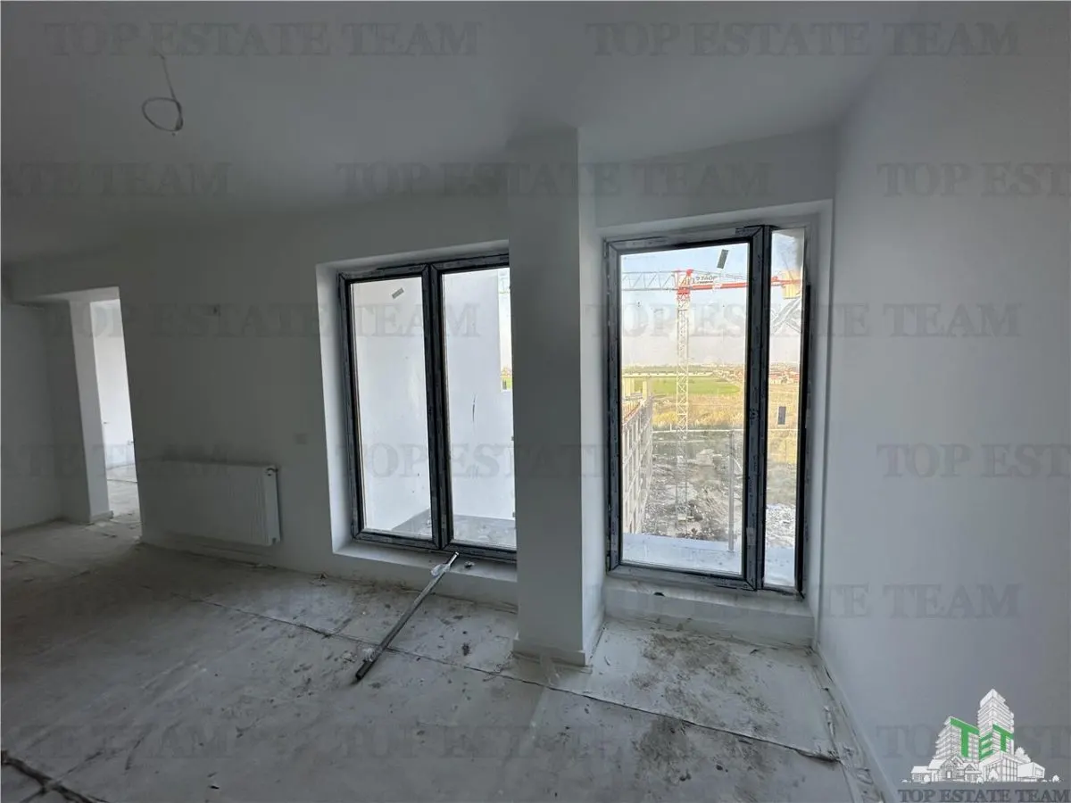 Apartament cu 2 camere si rate fixe la dezvoltator, pe  30 de  ani, suprafata 76.5mp, piscina, parc, supermarket, in complex rezidential  Bragadiru - foto 9