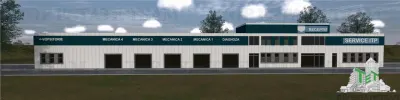 Hala industriala, pretabila, fabrica, productie, service auto, 2170mp teren, 596mp utili constructie, 50kw, Domnesti Ianga Linia de Centura - foto 2