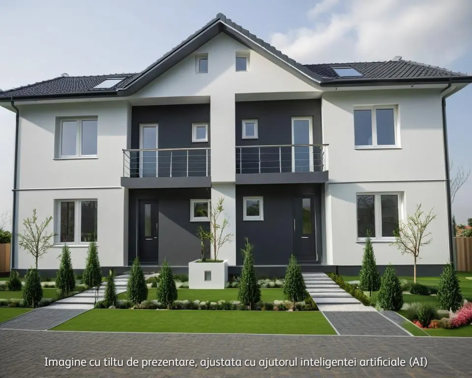 Casa tip duplex cu gradina individuala 300 mp, langa A0 Popesti Leordeni - foto 1