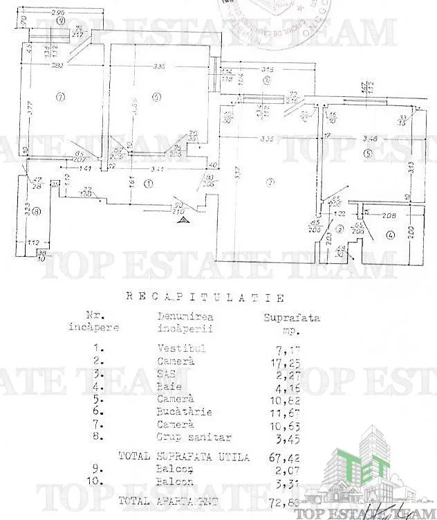Apartament 3 camere spatios, de vanzare in zona Bucur Obor - foto 13