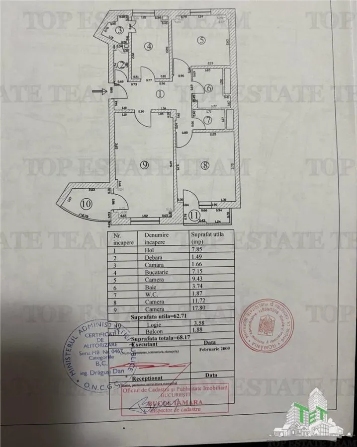 Apartament 3 camere de vanzare langa metrou zona Aviatiei Bucuresti - foto 12