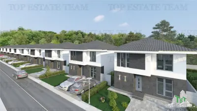Vila moderna individuala cu 4 camere , 3 bai , Living open space, terasa,incalzilre in pardoseala, 2 locuri de parcare - foto 3