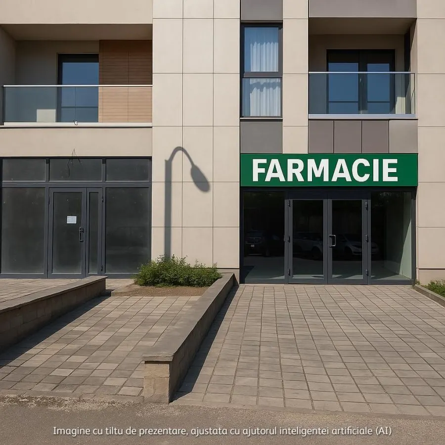 Spatiu comercial nou - 84,3 mp utili - pretabil FARMACIE, cabinet, magazin - zona Viilor - foto 1