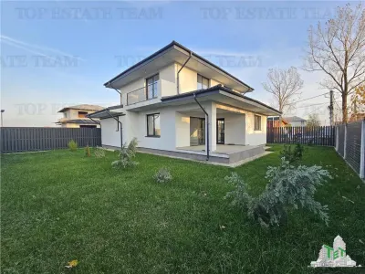 Vila lux 4 camere (dormitor parter) in Domnesti(Teghes) - Teghes