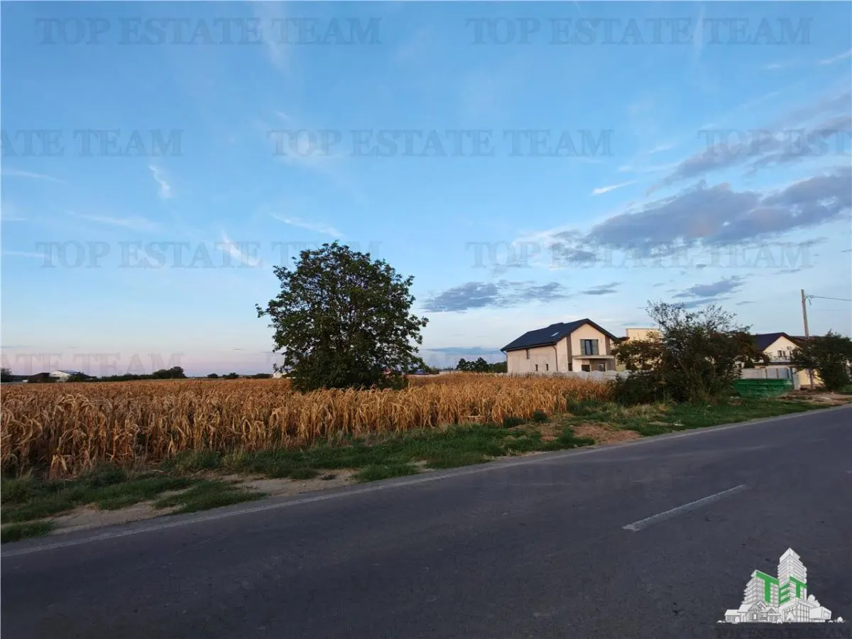 Teren intravilan pentru constructii stradal, 2965 mp, cu toate utilitatile si deschidere la 2 strazi, comuna 1 Decembrie - foto 1
