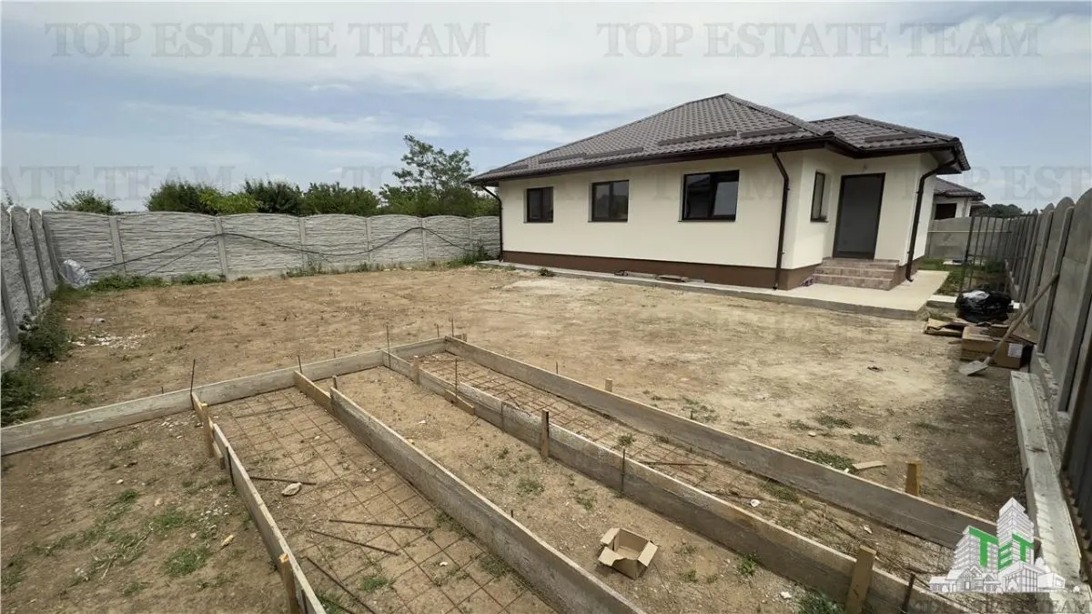 Casa individuala 4 camere pe parter, cu toate utilitatile si 400 mp de teren in Clinceni, posibilitate  rate la dezvoltator pe 10 ani - foto 2