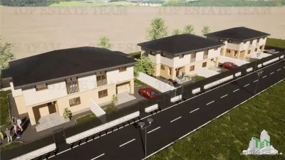 De vanzare casa tip duplex, 5 camere, curte 200mp - Magurele
