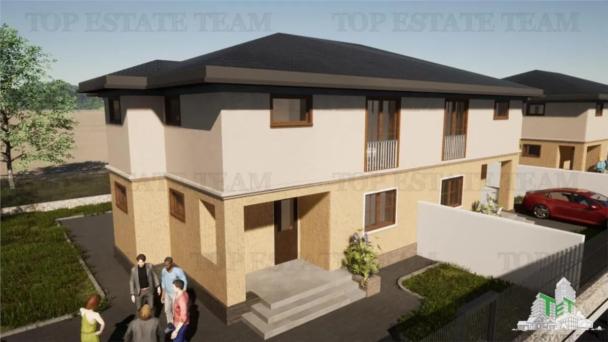 De vanzare casa tip duplex, 5 camere, curte 200mp - foto 4