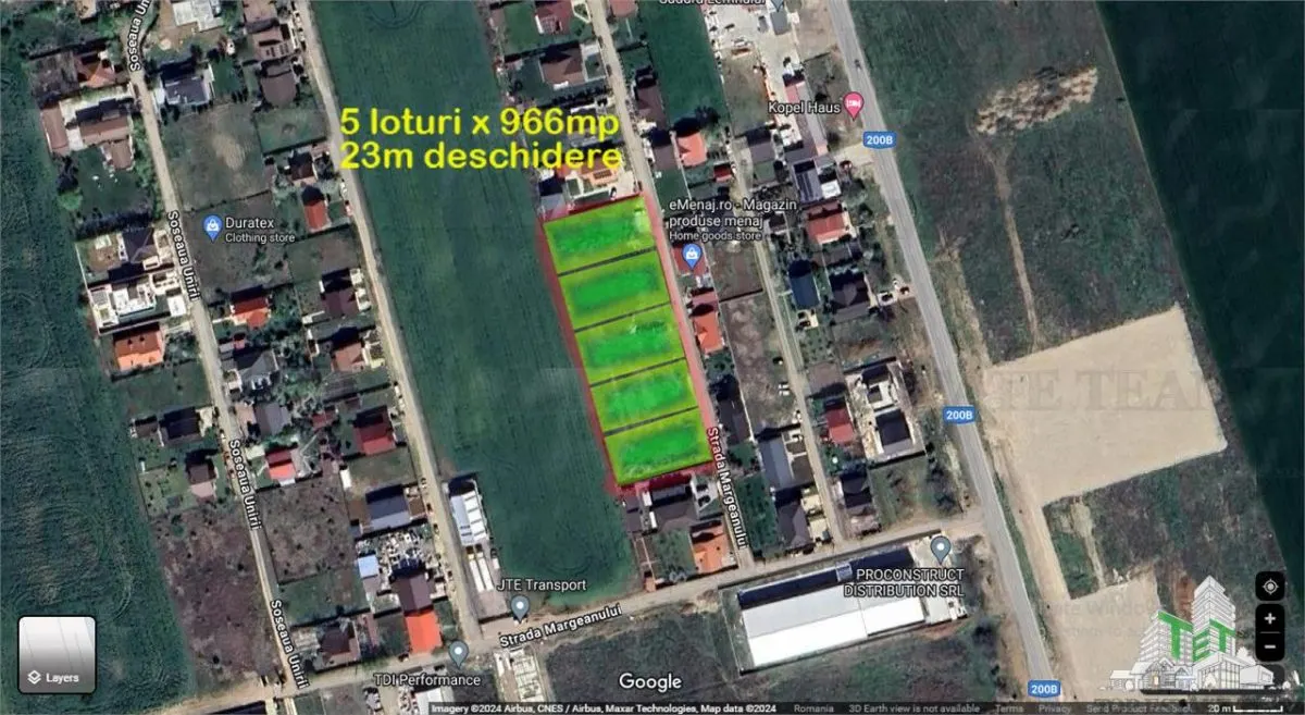 Terenuri cu locatie buna de vanzare in Balotesti - foto 1