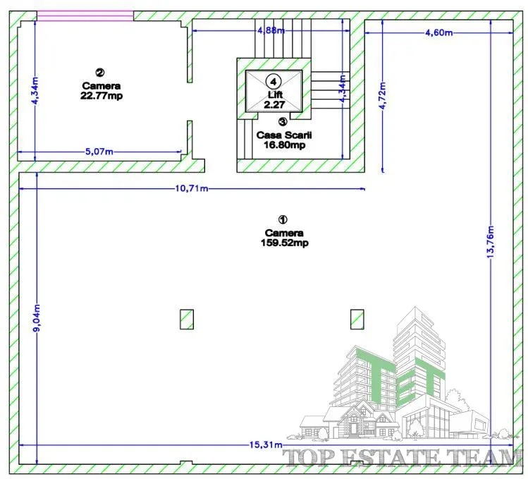 Spatiu de birouri de 3,000mp de vanzare in zona Pipera - foto 11